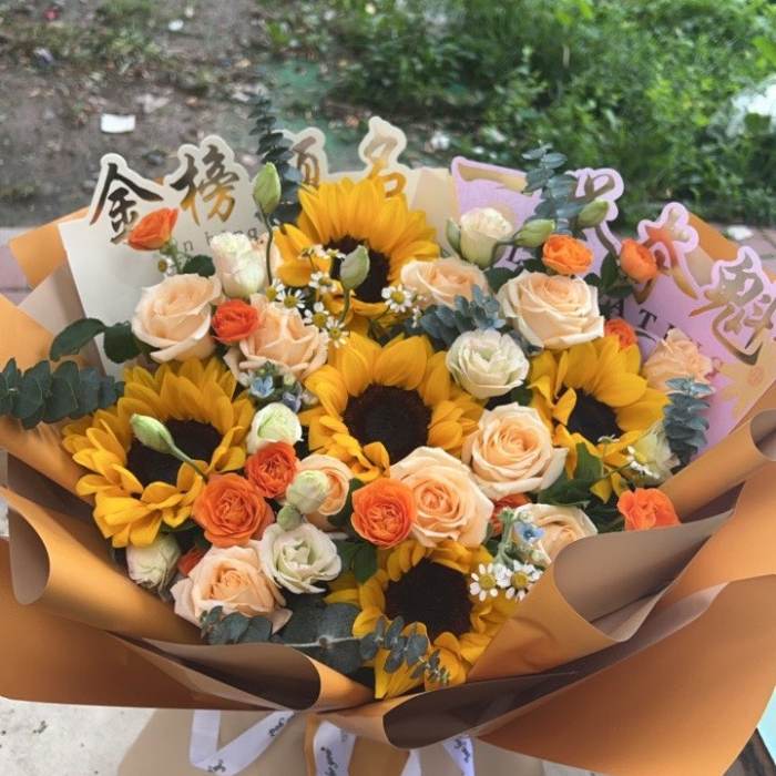 温州龙港市送高考生什么花